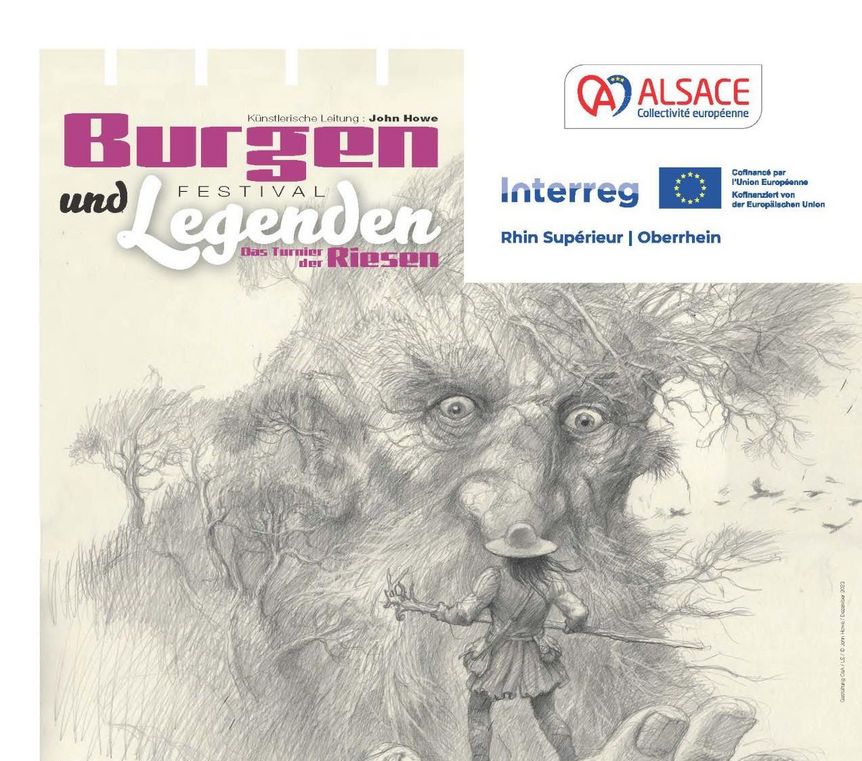 Werbemotiv zum Zeichenwettbewerb „Zeichne mir einen Riesen“