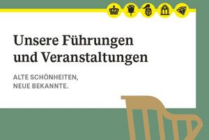 Titel der Broschüre "Unsere Führungen und Veranstaltungen"