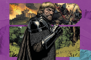 Illustration von Götz von Berlichingen zum Projekt "500 Jahre Bauernkrieg"