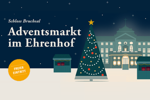 Schloss Bruchsal, Werbemotiv zum Adventsmarkt